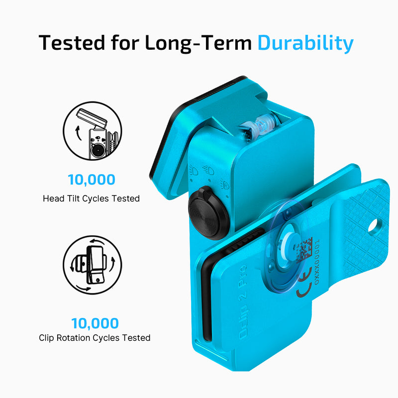 Olight Oclip 2 Pro Tidal Blue Clip Flashlight (OCLIP2PROTB)