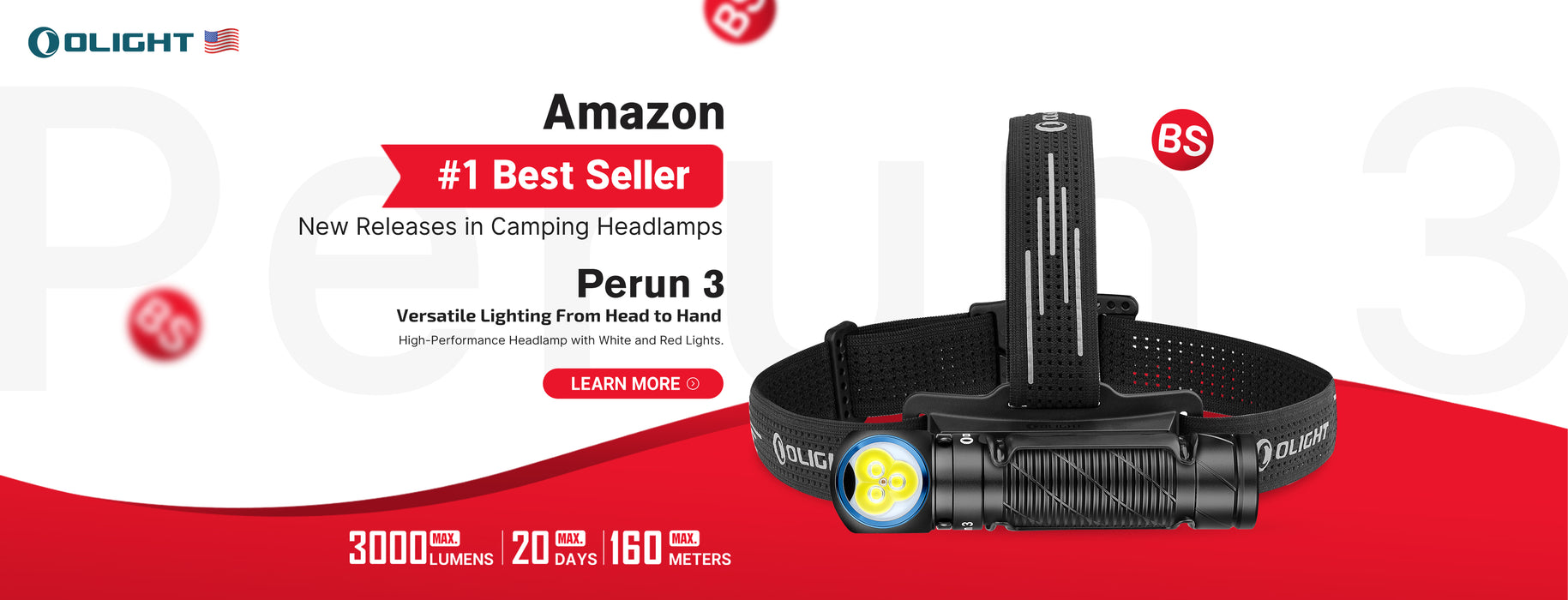 Olight Perun 3 Midnight Blue Headlamp (PERUN3MNBU)