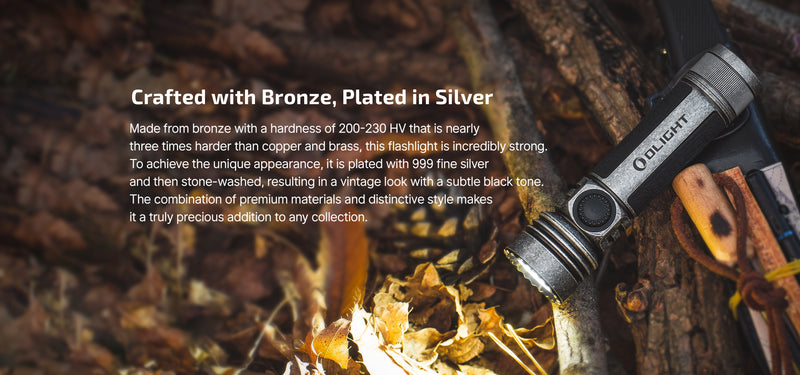 Olight Seeker 4 Pro Silver-Plated Bronz (SEEKER4PROSVPTBZCW)