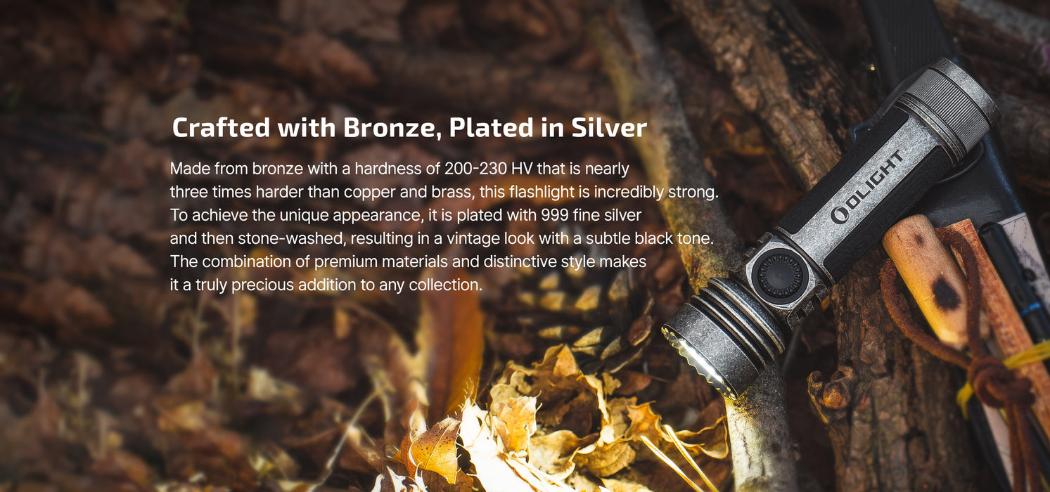 Olight Seeker 4 Pro Silver-Plated Bronz (SEEKER4PROSVPTBZCW)