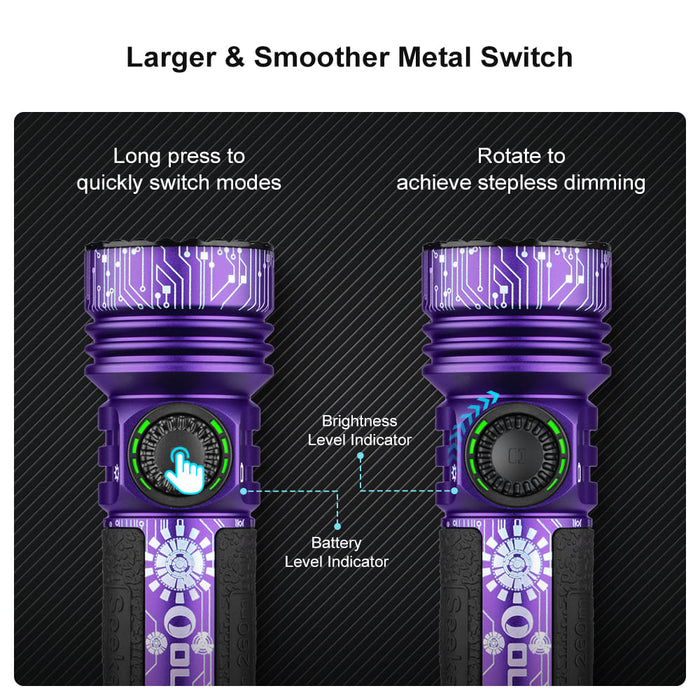 Seeker 4 Pro High Power Flashlight Cyber Violet CW (SEEKER4PROVIOLET)