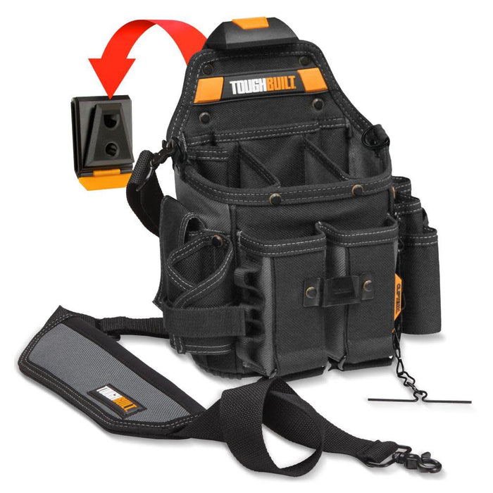 Toughbuilt TB-CT-114-2BES Journeyman Electrician Pouch with Shoulder Strap