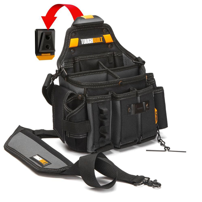 Toughbuilt TB-CT-104-2BES Master Electricians Pouch with Shoulder Strap