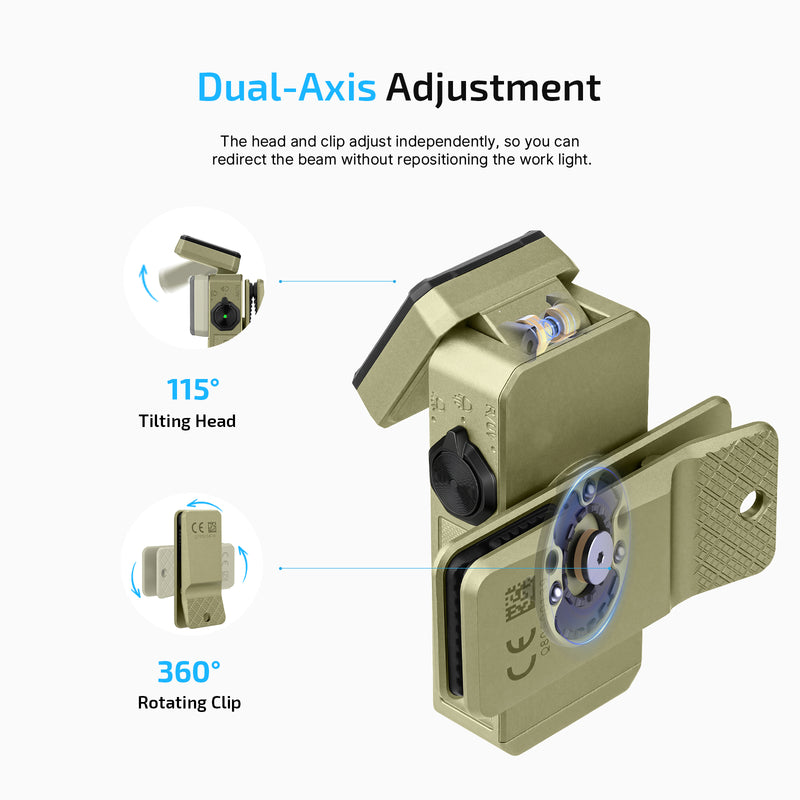 Olight Oclip 2 Ultra Olive Green Clip Flashlight (OCLIPULTTRAOG)