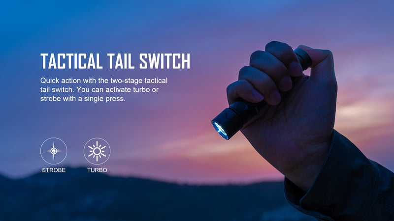 Olight Warrior Mini 2 Desert Tan EDC Tactical Flashlight (WARRIORMINI2DT)