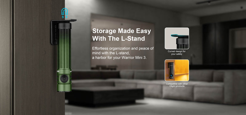 Olight Mini 3 Black Portable Tactical Flashlight (WARRIORMINI3BK)